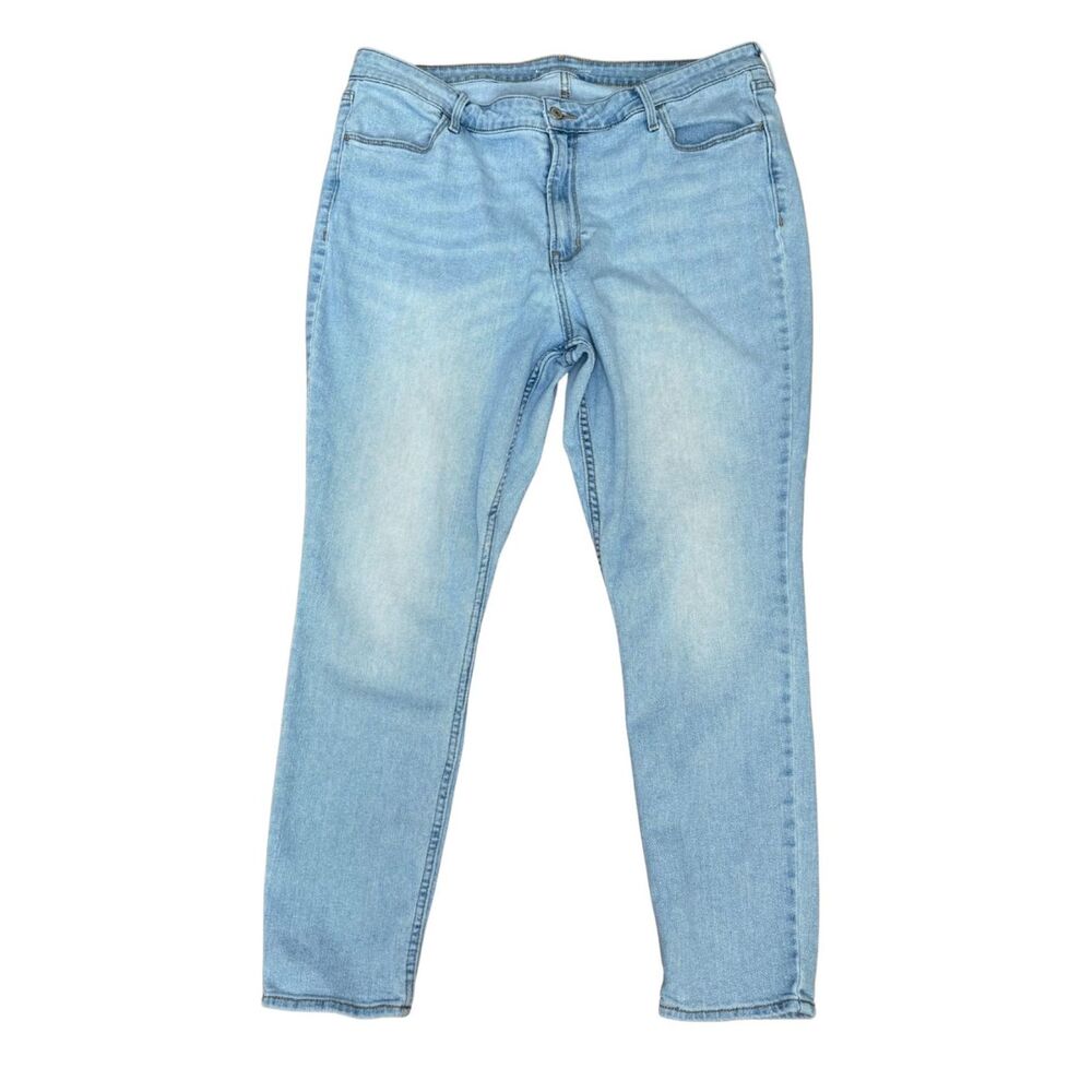 Old Navy High Waisted WOW Super Skinny Stretch Denim Blue Jeans Womens size 18